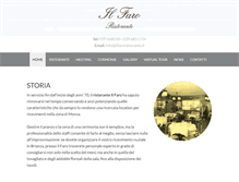 Tablet Screenshot of ilfaroristorante.it